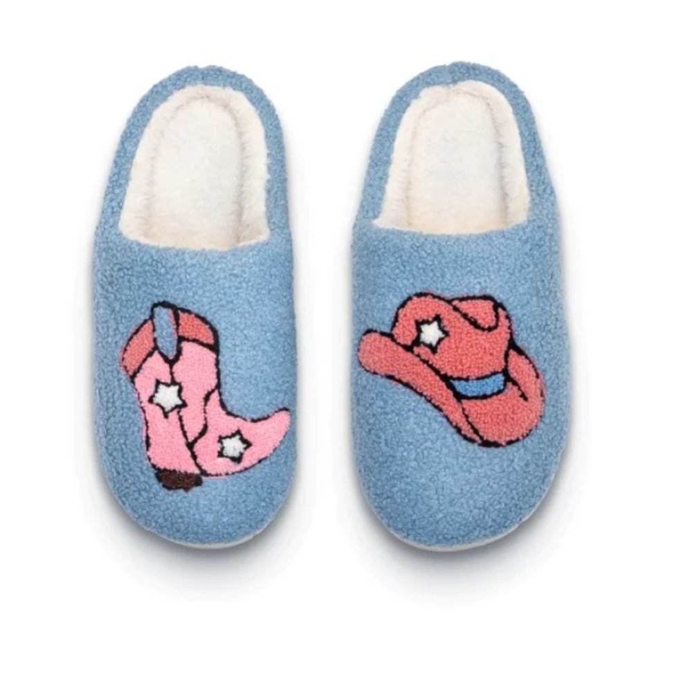 Living Royal Rodeo Girl Super Soft and Warm Slippers Size M/L